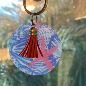 Starfish‎ keychain  / bag charm